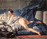 Francois Boucher Brown Odalisque painting